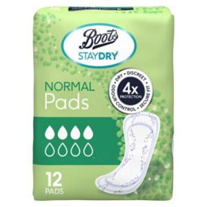 Compresas Boots Staydry Normal (marca británica)