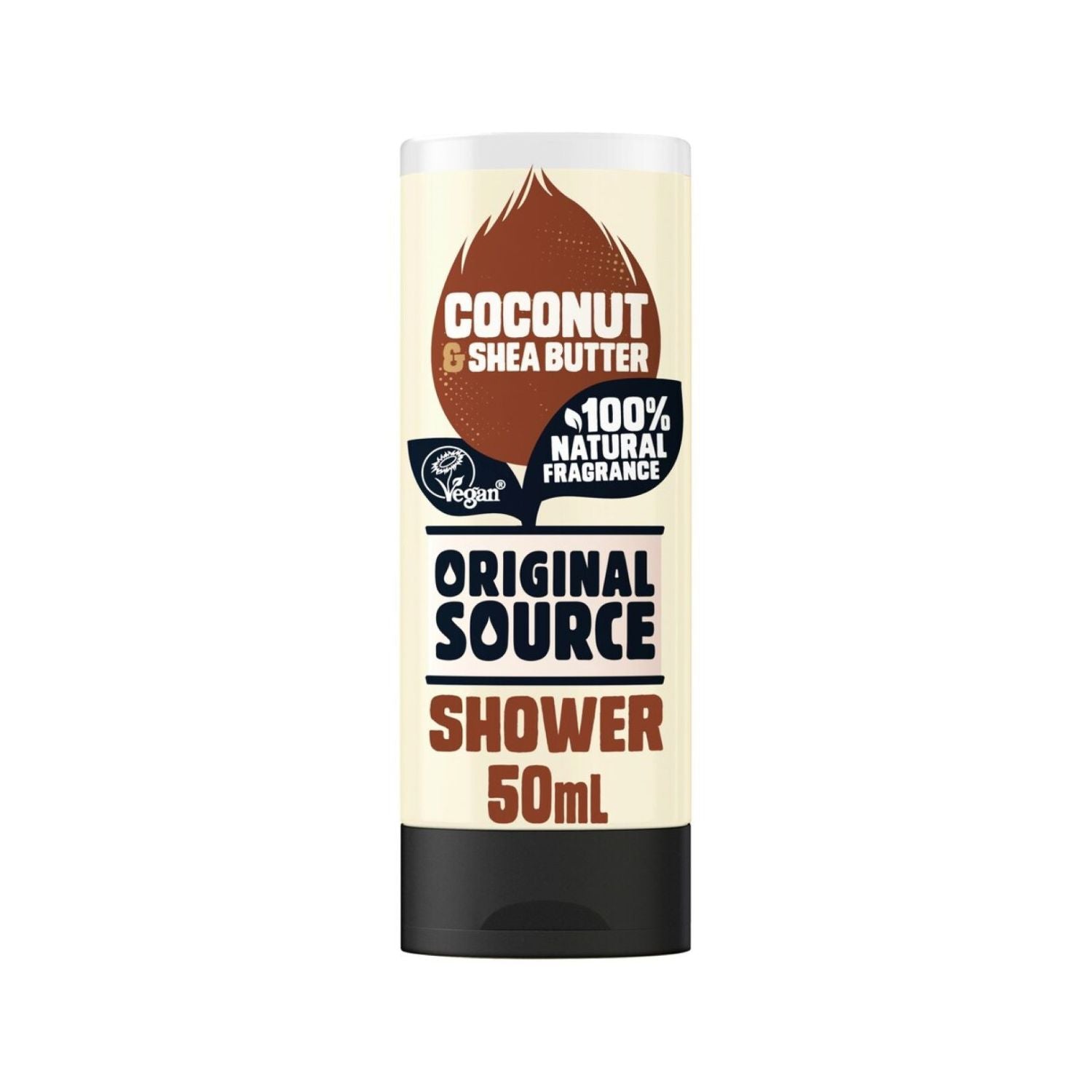 Original Source Coconut & Shea shower gel 50ml, imported from the UK