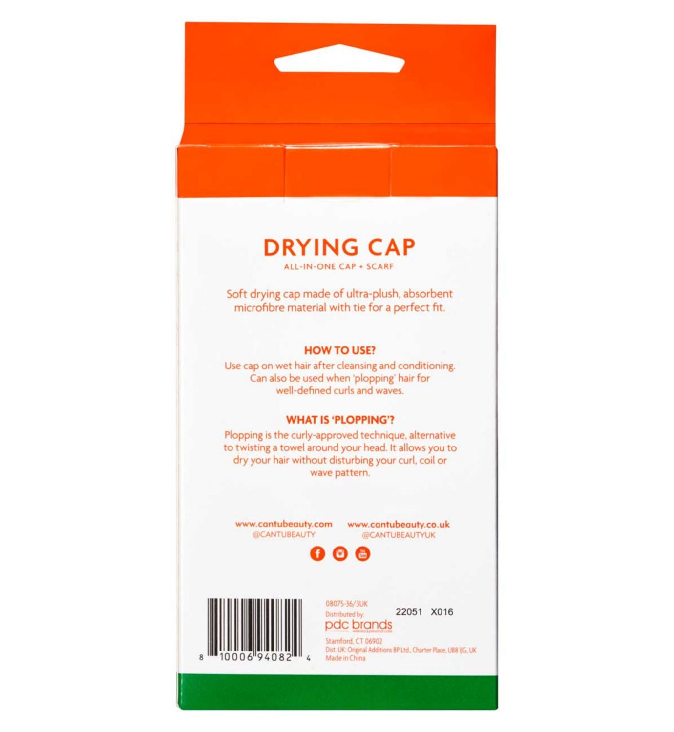 Cantu Microfiber Drying Cap Maroon - British product
