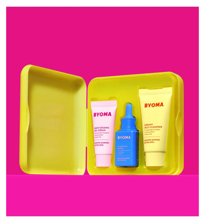 BYOMA Hydrating Starter Kit skincare set - British product