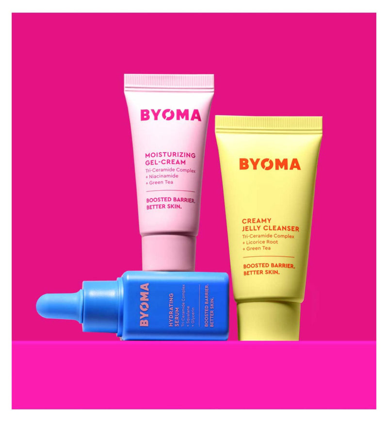 BYOMA Hydrating Starter Kit skincare set - British product