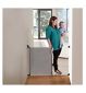 Barrière de sécurité rétractable DreamBaby Gris Adaptée aux ouvertures de 0 à 140 cm