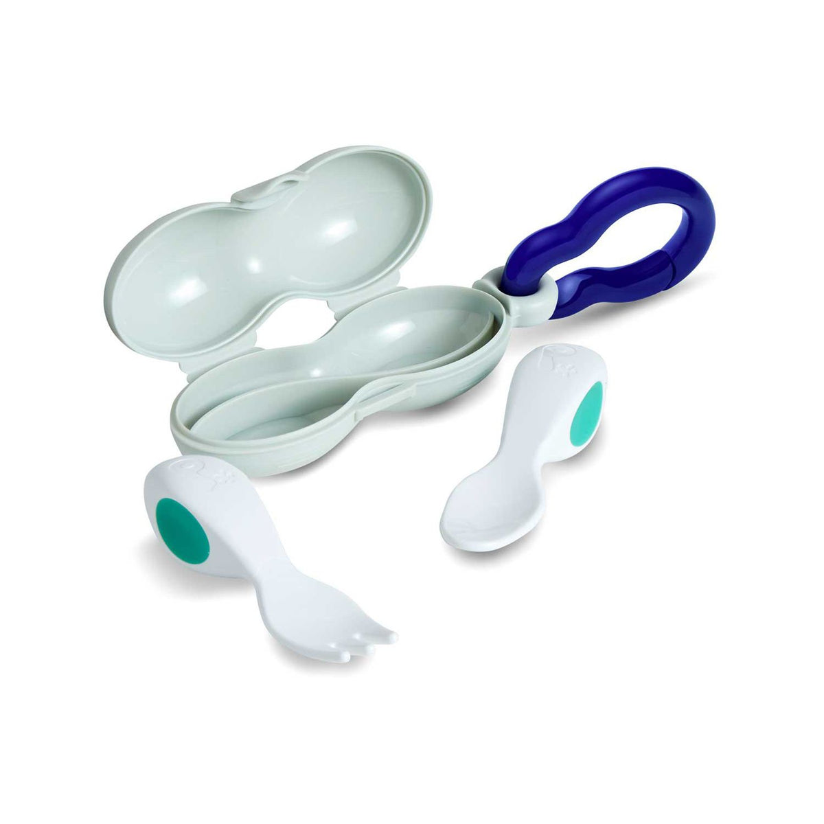 Doddl Baby-Löffel- und Gabel-Besteckset mit Softgriffen – Britisches Produkt