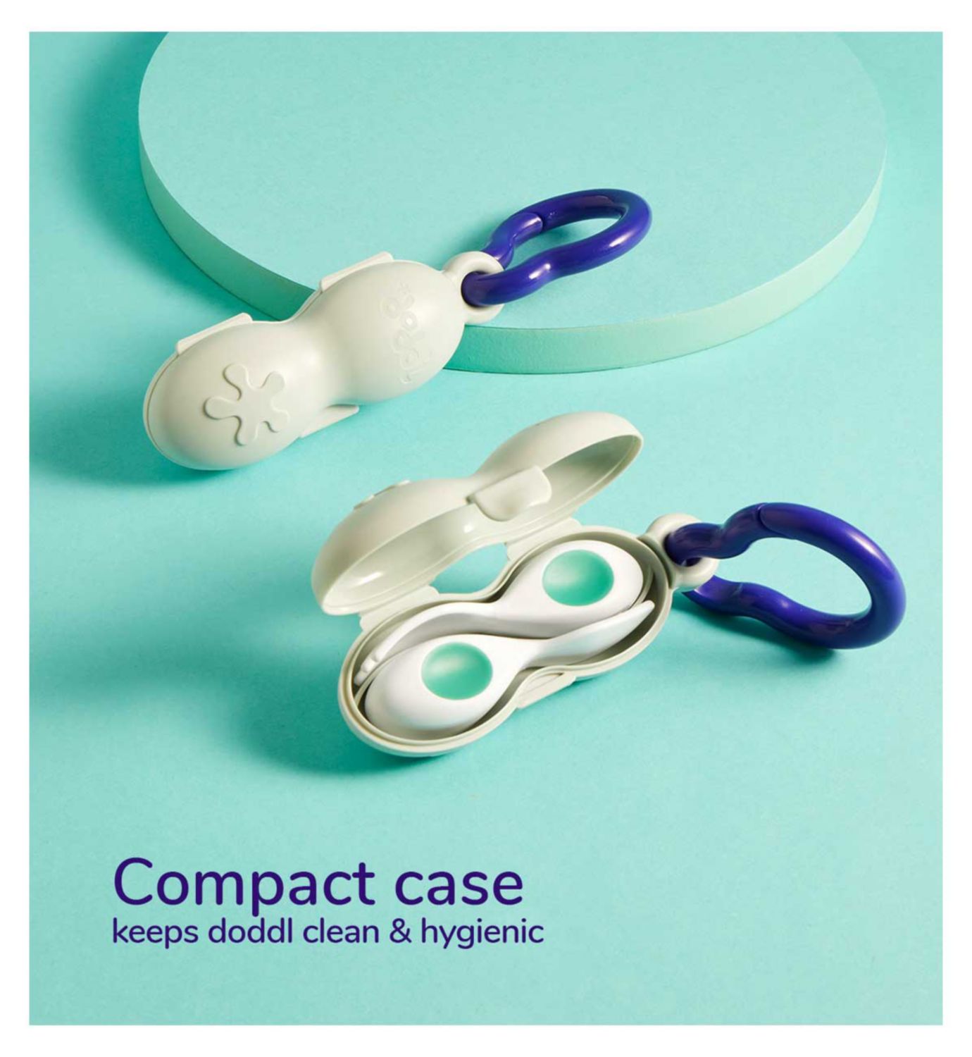 Doddl Baby-Löffel- und Gabel-Besteckset mit Softgriffen – Britisches Produkt