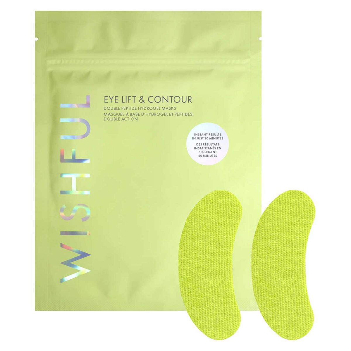 WISHFUL Eye Lift & Contour Double Peptide Hydrogel Masks GOODS Boots   