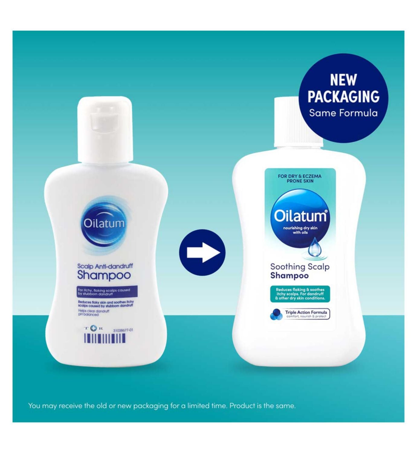 Oilatum Soothing Scalp Shampoo 100ml, UK version