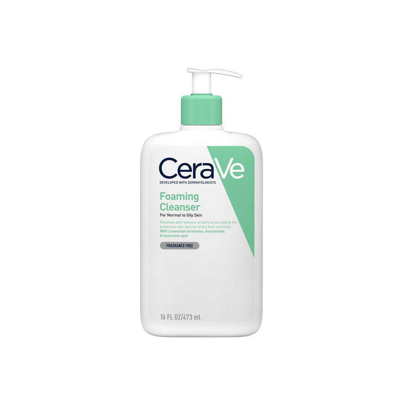 CeraVe foaming cleanser with Niacinamide 473ml, imported from the UK