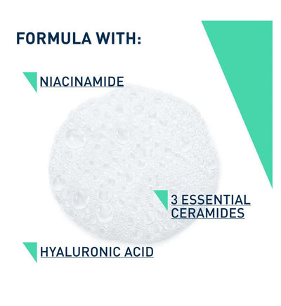 Boots CeraVe Foaming Cleanser Niacinamid Normal til Fet Hud 473ml - Kjøp online hos McGrocer