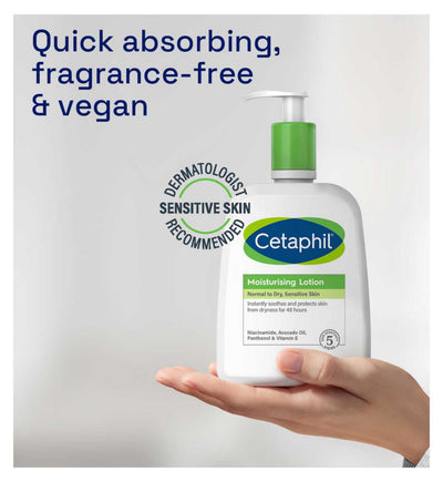 Boots Cetaphil Moisturising Lotion Face & Body Sensitive Skin 473ml- Buy online at McGrocer