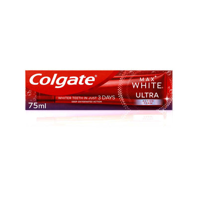 Colgate Max White Ultra Active Foam Whitening Tannkrem 75ml
