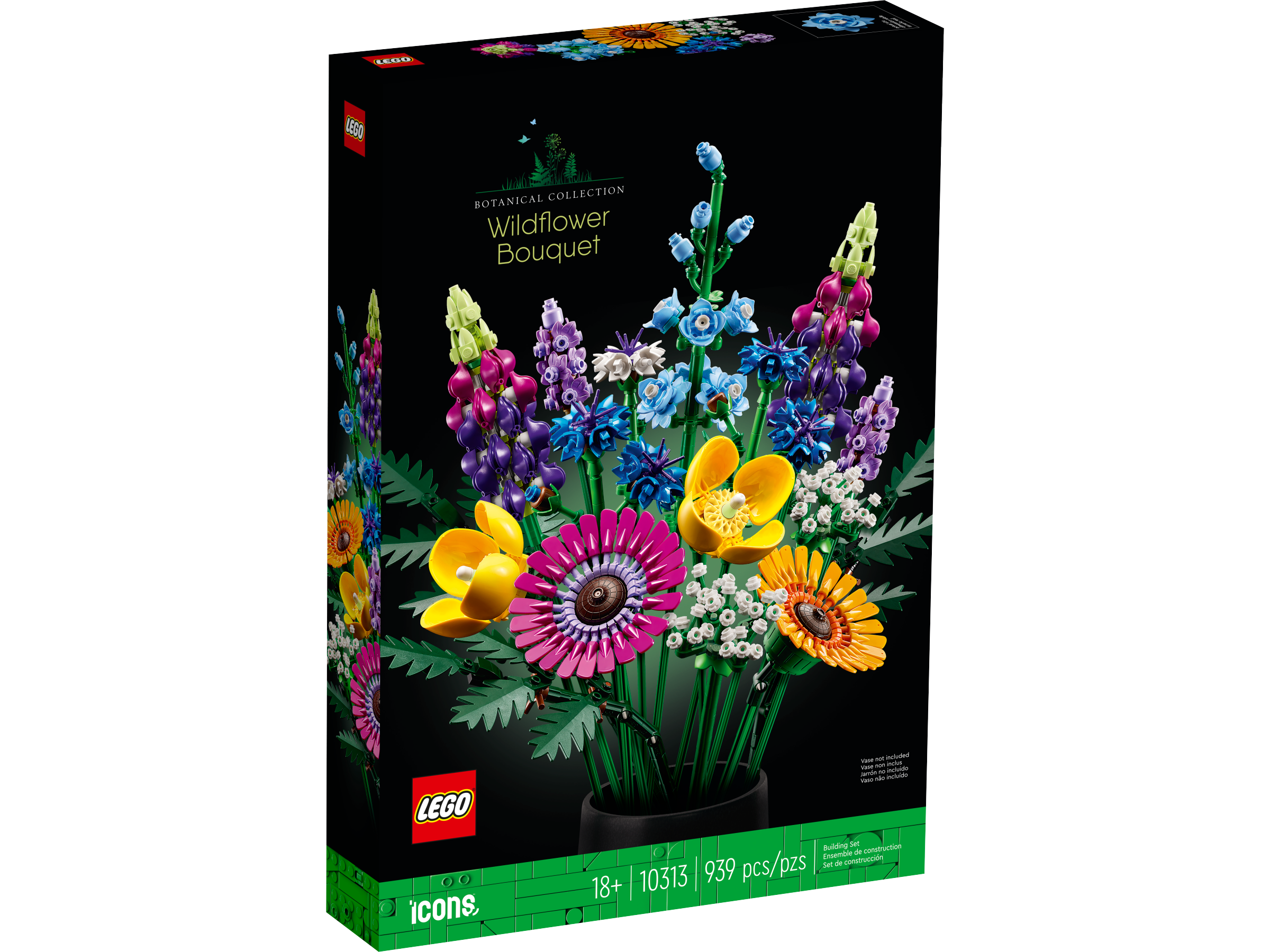 LEGO Wildflower Bouquet 939 pieces, imported from the UK