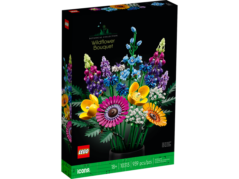 LEGO Wildflower Bouquet 939 pieces, imported from the UK