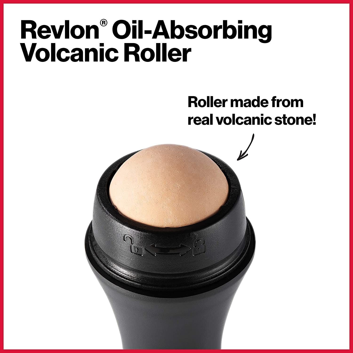 Revlon oil-absorbing volcanic roller for face, UK version