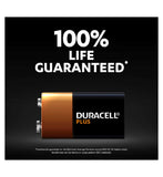 Duracell Plus 9V alkaline battery 2pk - British product