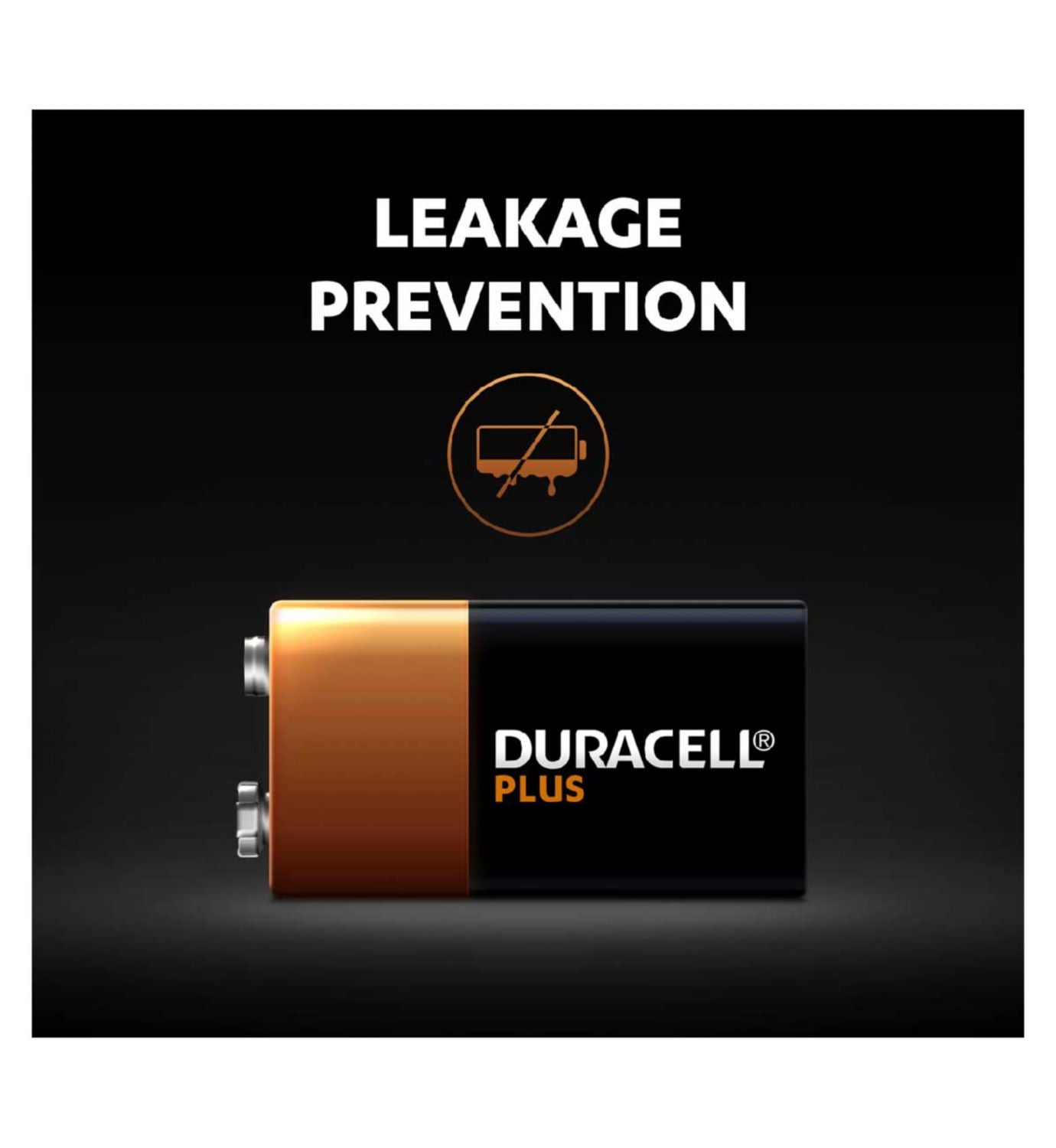 Duracell Plus 9V alkaline battery 2pk - British product