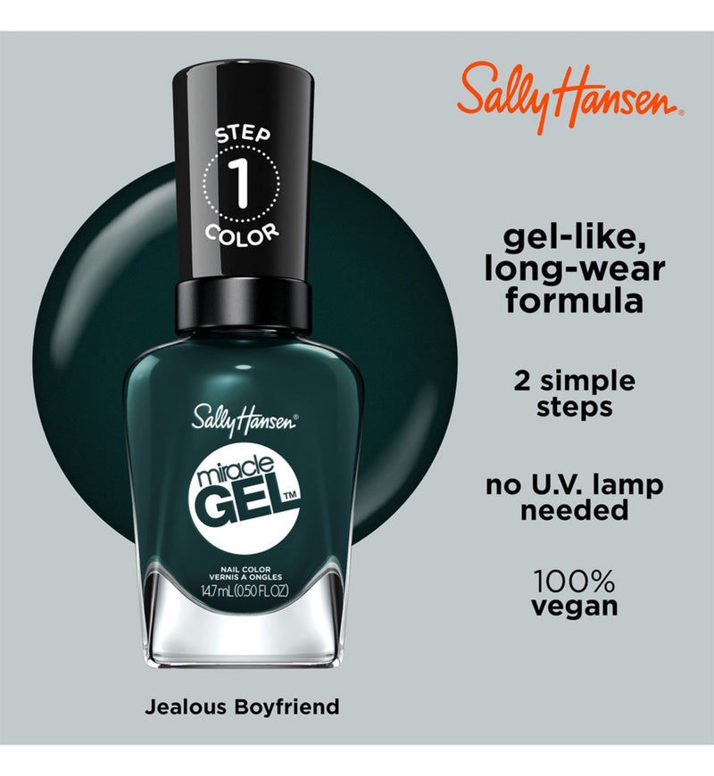 Sally Hansen Nail Polish Jealous Boyfriend 14.7ml, imported from the UK