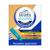 Lil-Lets reusable tampon applicator with organic tampons - British product