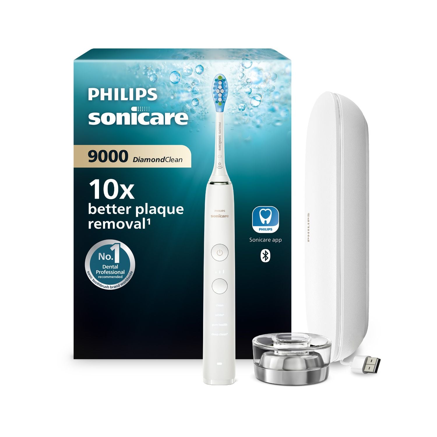 Philips Sonicare DiamondClean 9000 electric toothbrush - British product