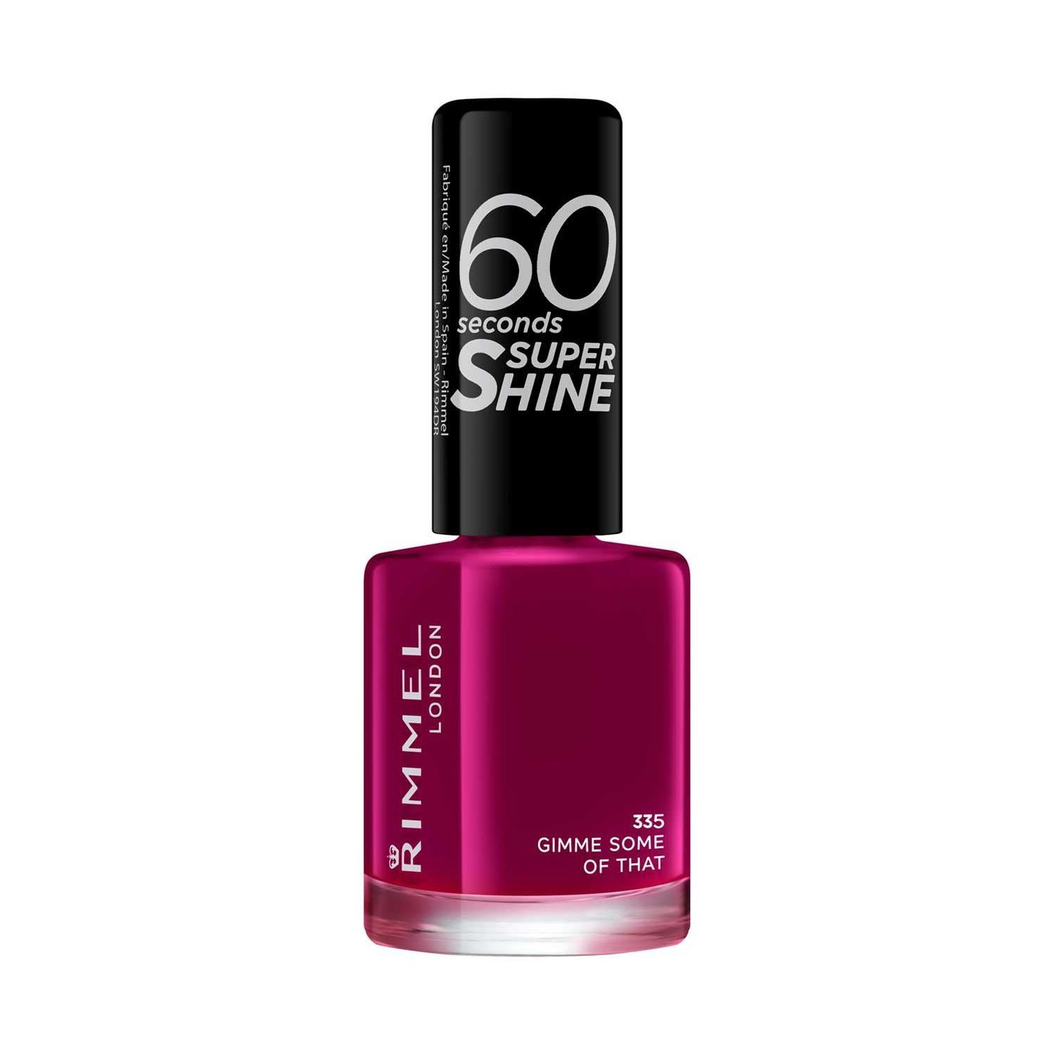 Rimmel 60 Seconds nail polish Gimme Some Of That, UK version