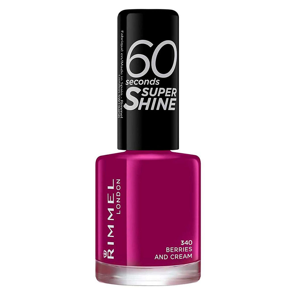 Rimmel 60 Seconds Super Shine Nail Polish 340 Berries And Cream