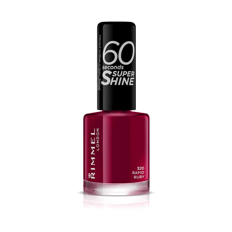 Rimmel nail polish Rapid Ruby (British brand)