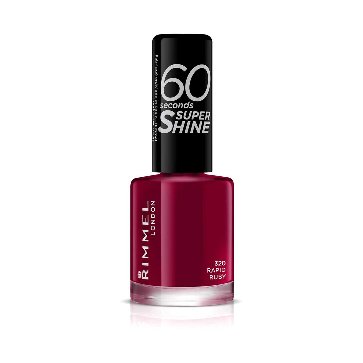 Rimmel nail polish Rapid Ruby (British brand)