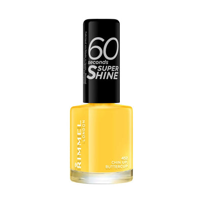 Boots Rimmel 60 Seconds Super Shine Nail Polish Chin Up, Buttercup- Buy online at McGrocer