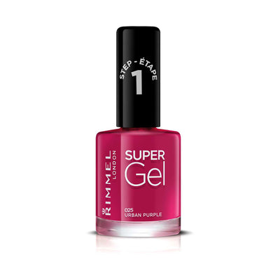 Boots Rimmel Super Gel Nail Polish 025 Urban Purple- Buy online at McGrocer