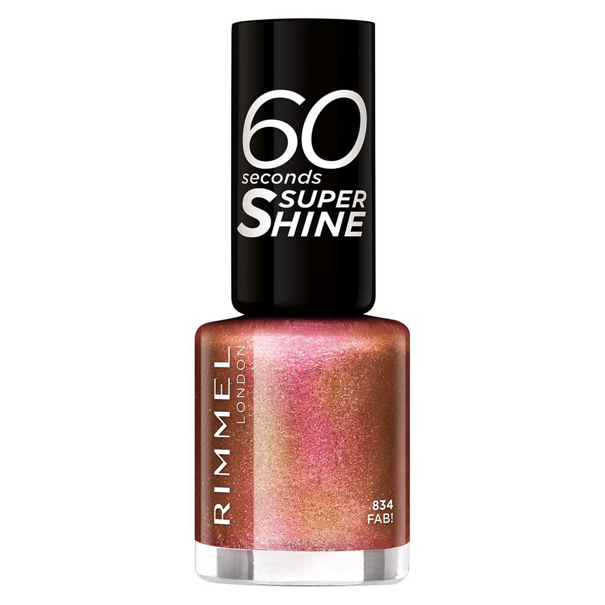 Rimmel 60 Seconds Super Shine Nail Polish 834 Fab! GOODS Boots   