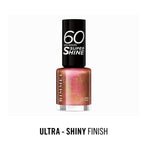 Rimmel 60 Seconds Super Shine nail polish 834 Fab (British brand)