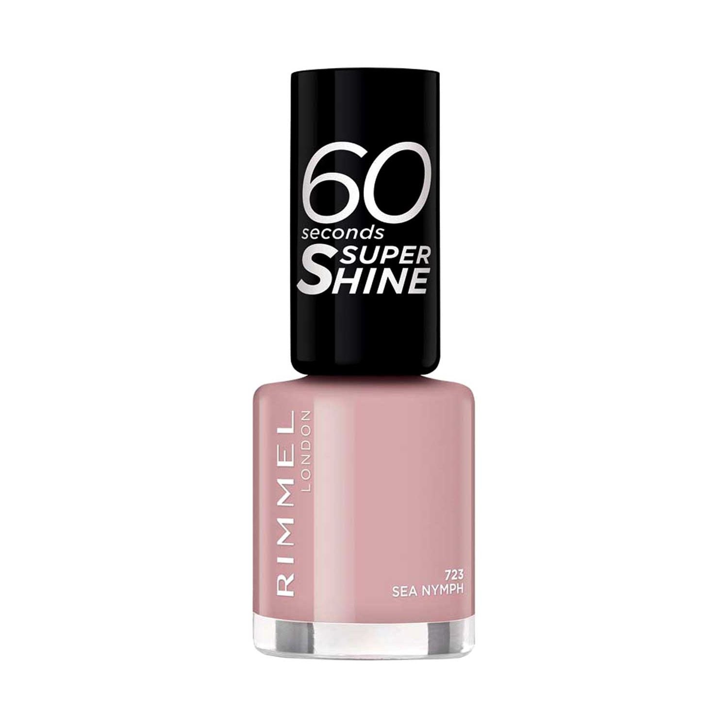 Rimmel 60 Seconds Super Shine nail polish shade Sea Nymph, UK version