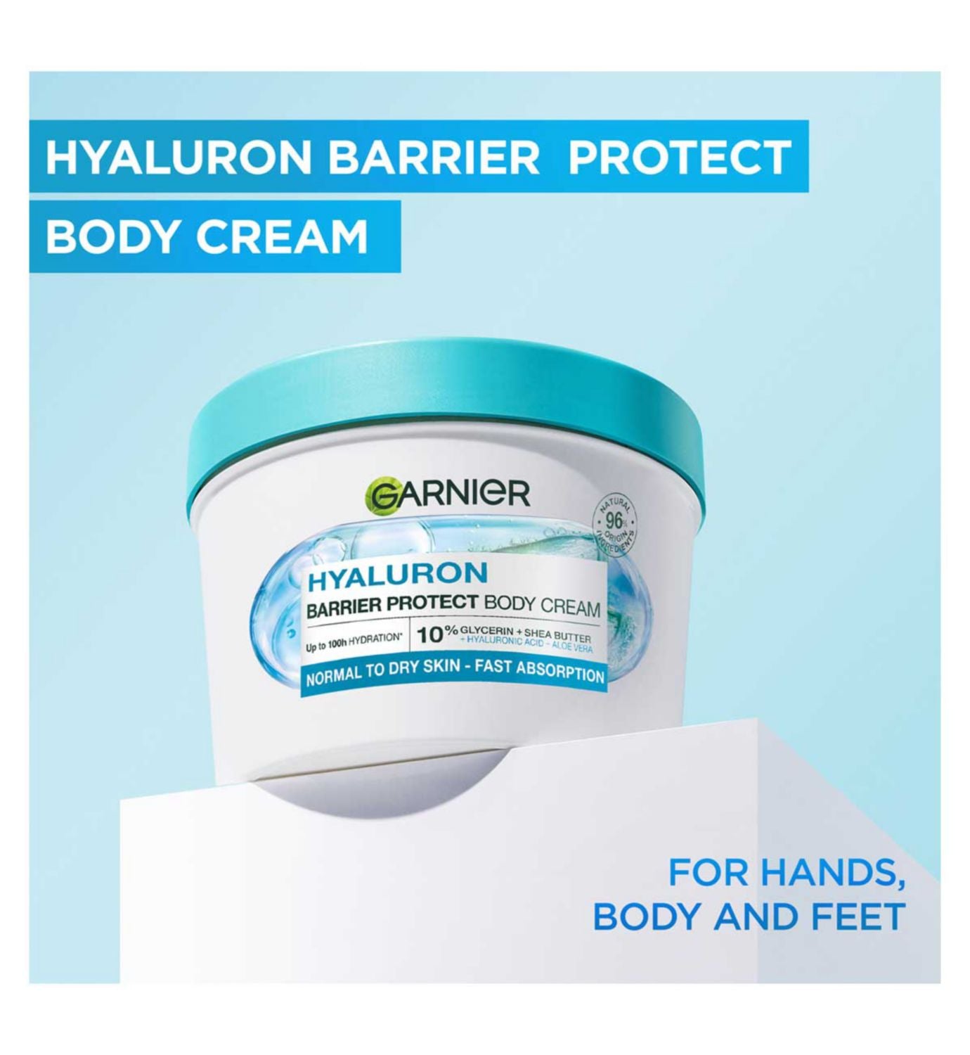 Garnier Hyaluron Barrier Protect body cream 380ml - British product