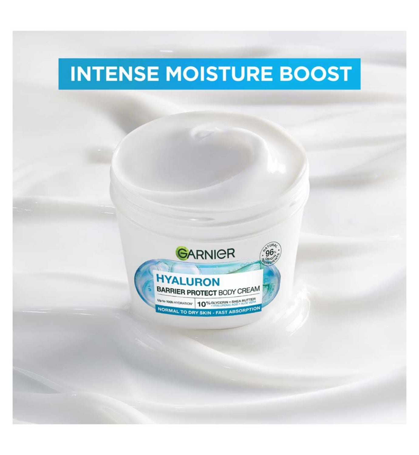 Garnier Hyaluron Barrier Protect body cream 380ml - British product