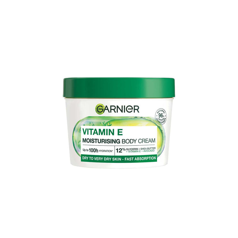 Garnier Vitamin E moisturising body cream 380ml (British brand)