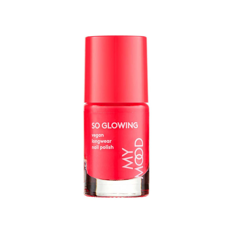 My Mood So Glowing nail polish 10ml neon coral - British product