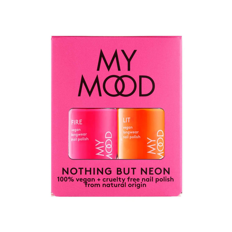 My Mood Nothing But Neon nail polish duo 20ml - British product