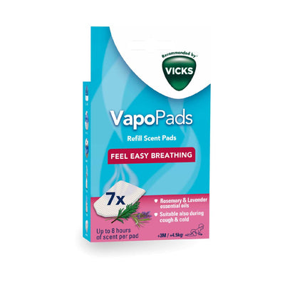 Boots Vicks VapoPads Refill Scent Pads Rosemary & Lavender Scented Pads 7 Count- Buy online at McGrocer