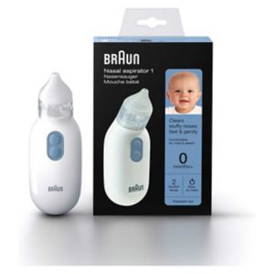 Braun neseaspirator 1 babypleieenhet - britisk produkt