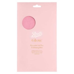Boots Glow reusable self tan exfoliating mitt - British product