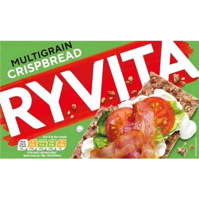 Ryvita Crispbread Multigrain Crackers    250g GOODS M&S   