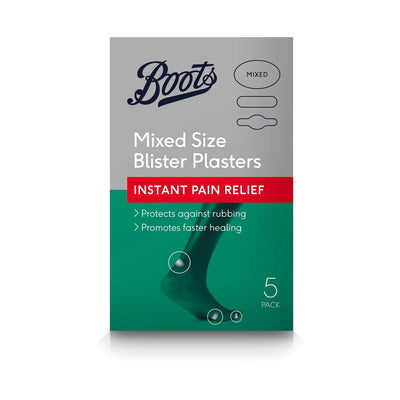 Boots Blister Plasters Mixed Size 5 Pack