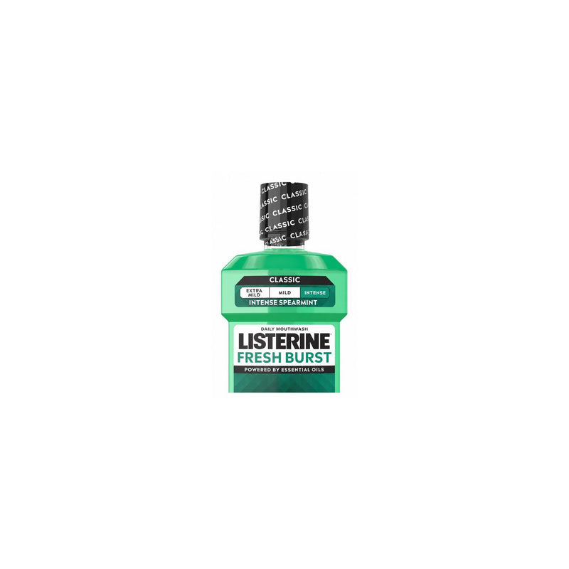 Listerine Fresh Burst mouthwash 500ml, imported from the UK