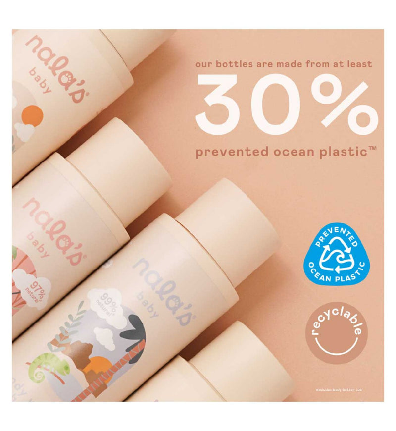 Nala's Baby Body Lotion fragrance free 200ml (British brand)