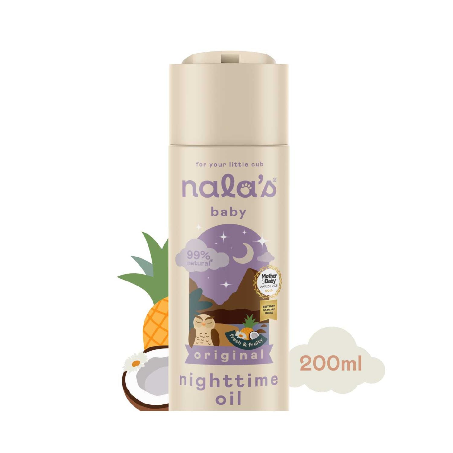 Nala's Baby Nighttime Oil 200ml, UK version