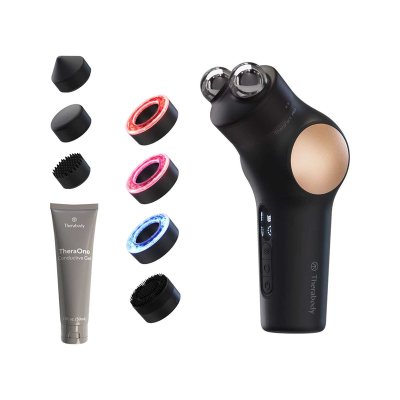 Therabody all-in-one facial health device Black/Gold, UK version