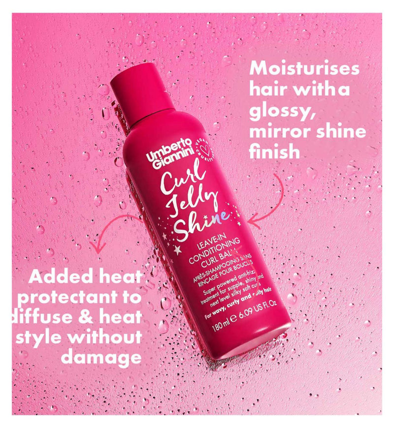 Umberto Giannini Curl Jelly Shine leave-in balm, imported from the UK