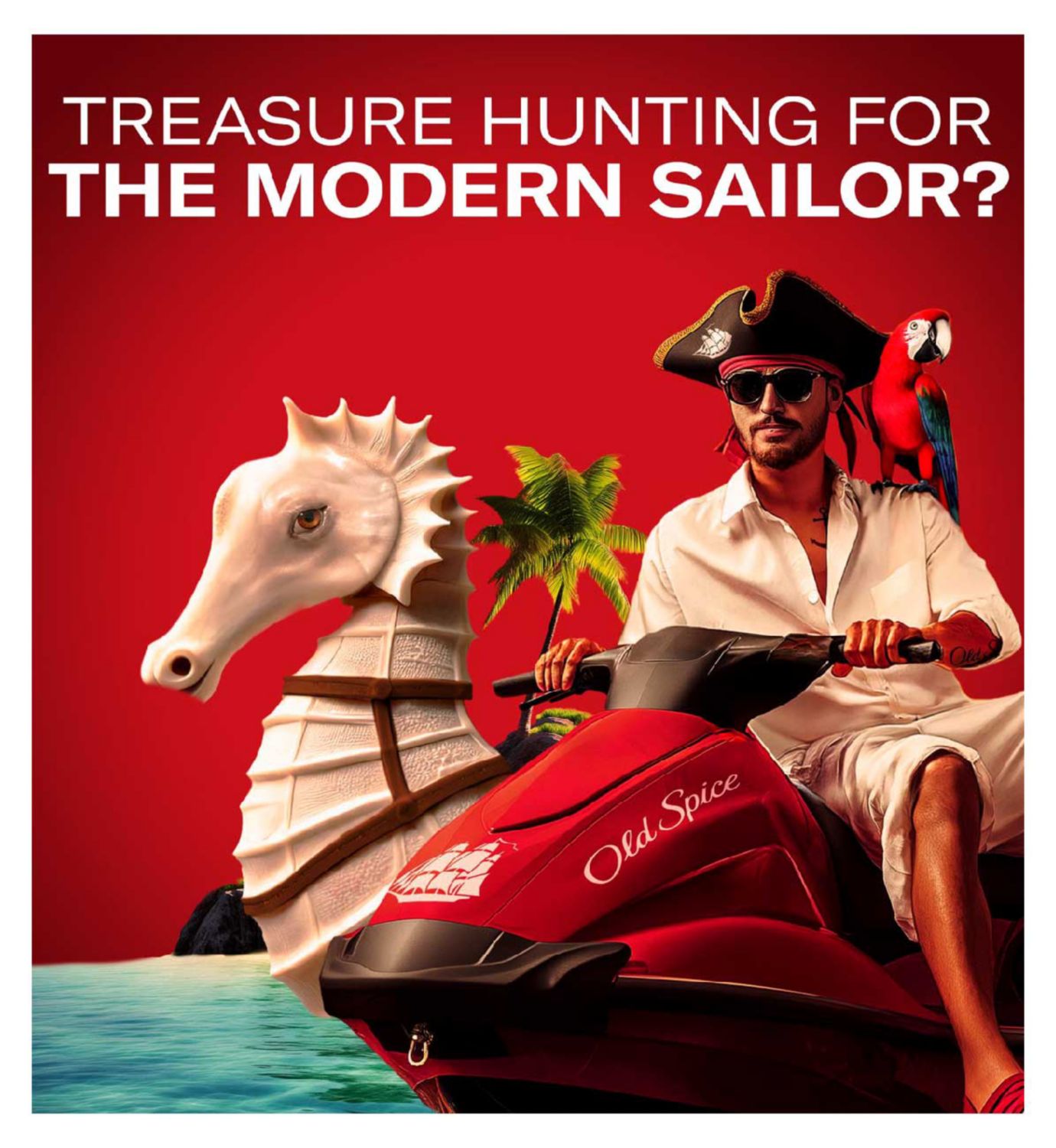 Old Spice Captain gift set with deodorant and shower gel, UK version