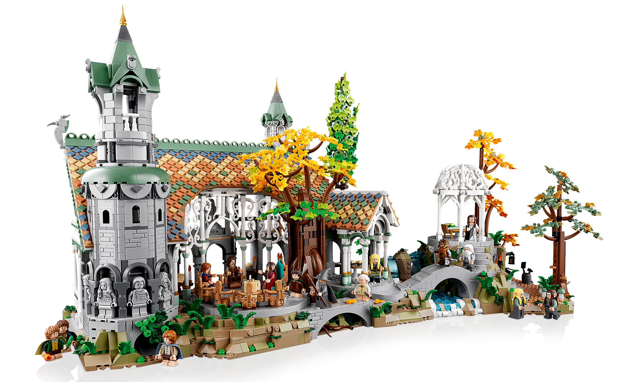 LEGO Ringenes Herre Rivendell Byggesett 6167 Deler (Britisk merkevare)