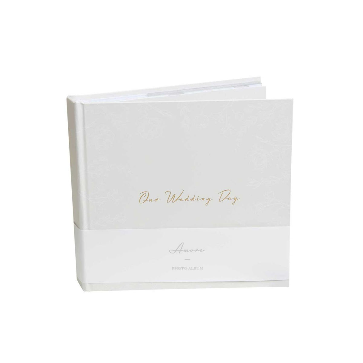 Amore by Juliana grey floral 5x7 50-page album, imported from the UK