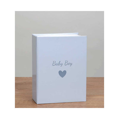 Boots Celebrations First Baby Album Blue Baby Boy Photo Album- Buy online at McGrocer